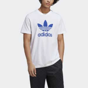 adidas originals Adicolor Classics Trefoil T-shirt 'White Blue' IA4813 sold by KicksCrew