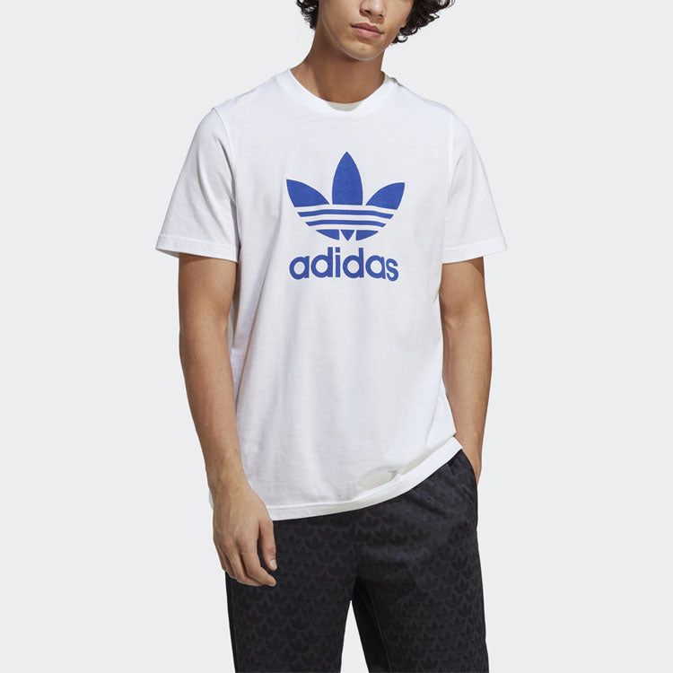 adidas originals Adicolor Classics Trefoil T-shirt 'White Blue' IA4813 sold by KicksCrew product image thumbnail 2