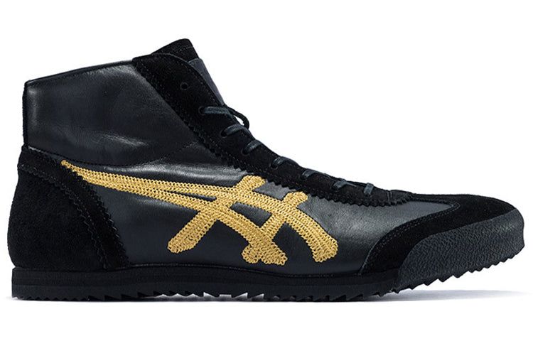 Onitsuka Tiger Mexico Mid Runner 'Black Rich Gold' D7R1L-9094 sold by KicksCrew product image thumbnail 2