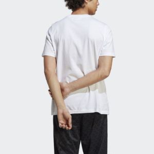 adidas originals Adicolor Classics Trefoil T-shirt 'White Blue' IA4813 sold by KicksCrew
