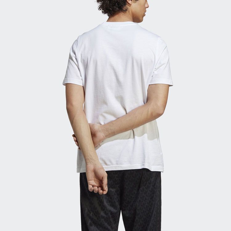 adidas originals Adicolor Classics Trefoil T-shirt 'White Blue' IA4813 sold by KicksCrew product image thumbnail 3