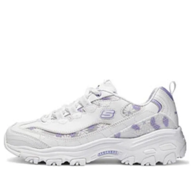 (WMNS) Skechers Women Sport D'Lites 1.0 'White Lavender' 150234-WLV sold by KicksCrew