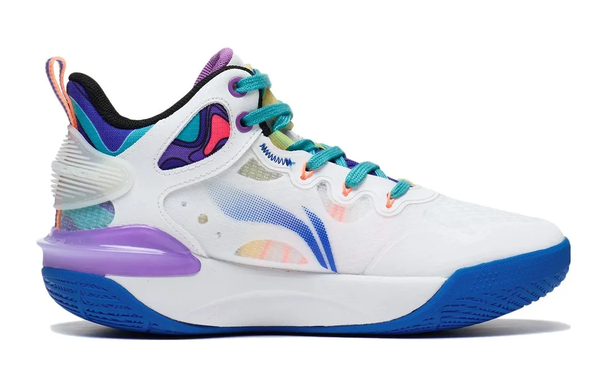 Li-Ning Pioneer Team 3.0 'White Blue Purple' YKBT026-43 sold by KicksCrew product image thumbnail 2