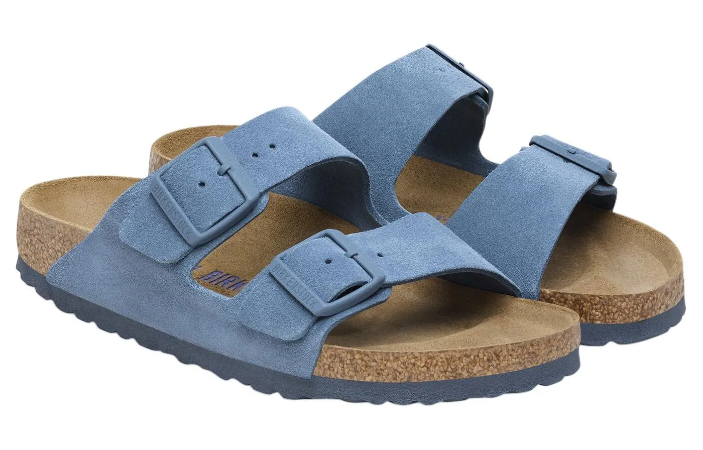 Birkenstock Arizona Soft Footbed Suede Leather Sandals 'Elemental Blue' 1027660 sold by KicksCrew product image thumbnail 3