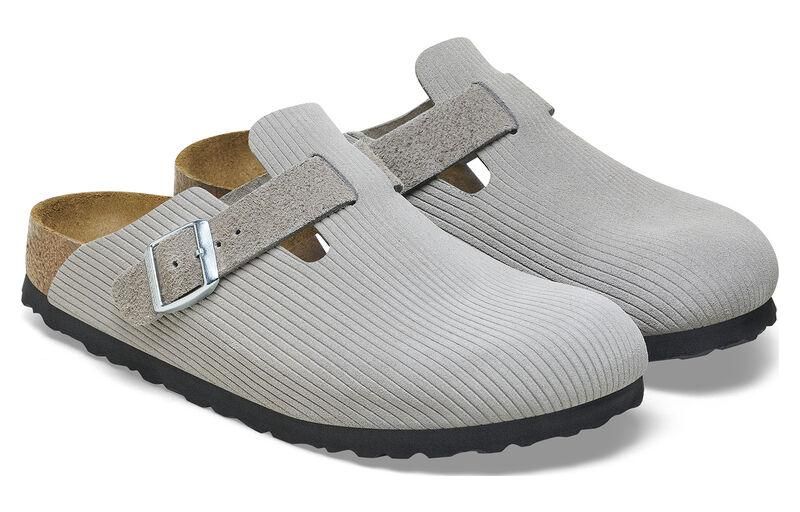 Birkenstock Boston Suede Embossed 'Corduroy Stone Coin' 1026210 sold by KicksCrew product image thumbnail 3