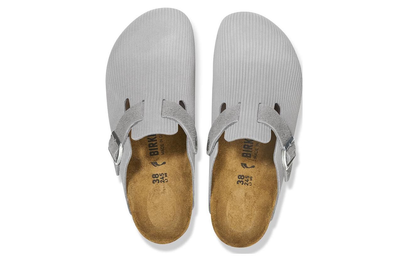 Birkenstock Boston Suede Embossed 'Corduroy Stone Coin' 1026210 sold by KicksCrew product image thumbnail 4