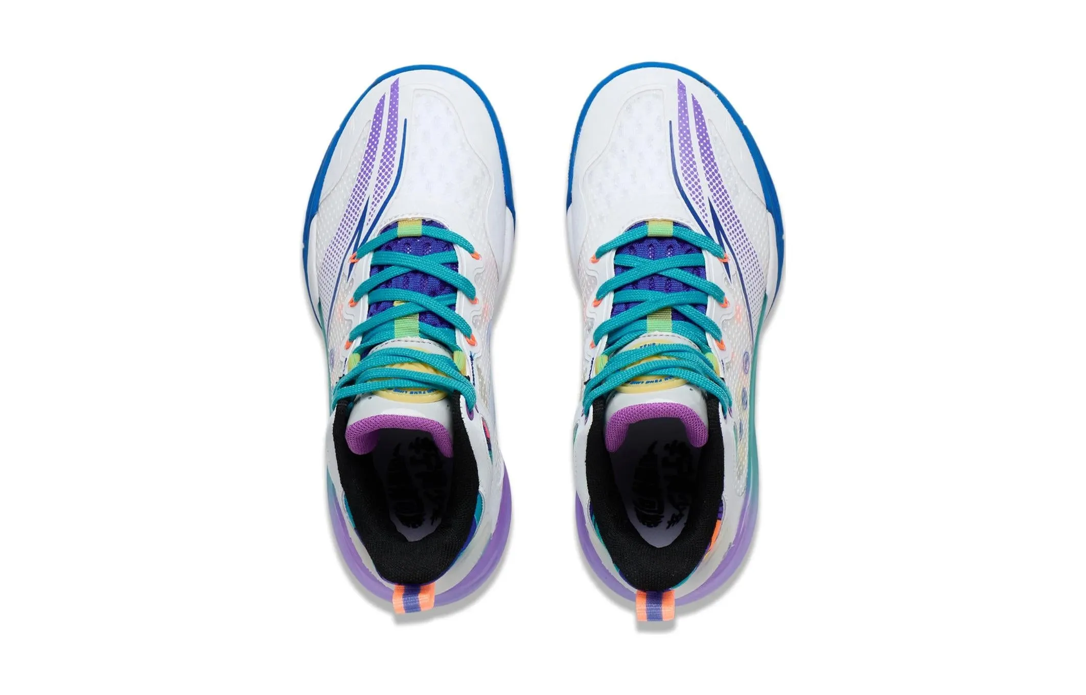Li-Ning Pioneer Team 3.0 'White Blue Purple' YKBT026-43 sold by KicksCrew product image thumbnail 4