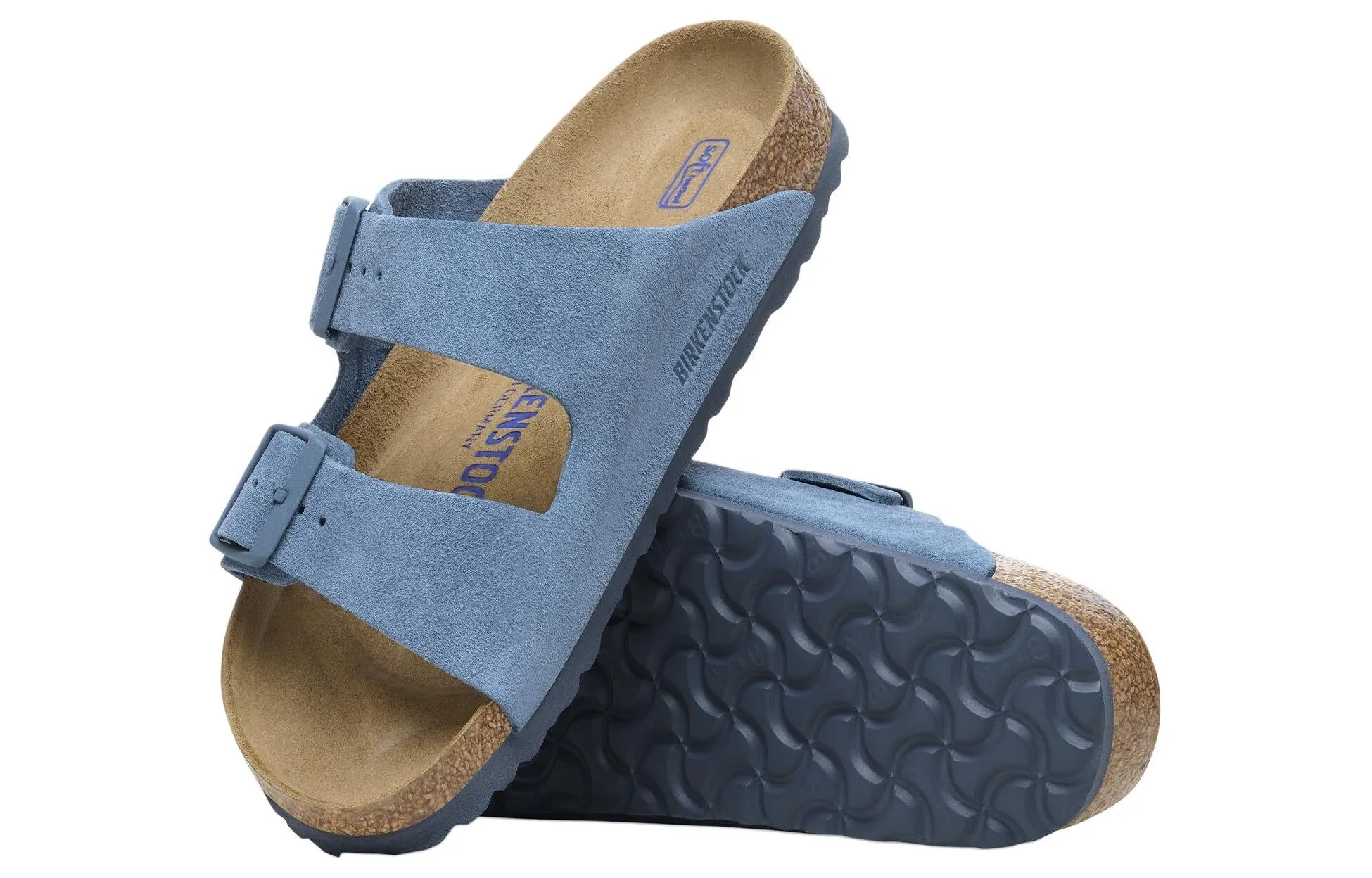 Birkenstock Arizona Soft Footbed Suede Leather Sandals 'Elemental Blue' 1027660 sold by KicksCrew product image thumbnail 5