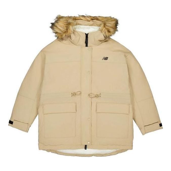 (WMNS) New Balance Warm Mid-Down Jacket 'Beige' AWJ33325-INC sold by KicksCrew