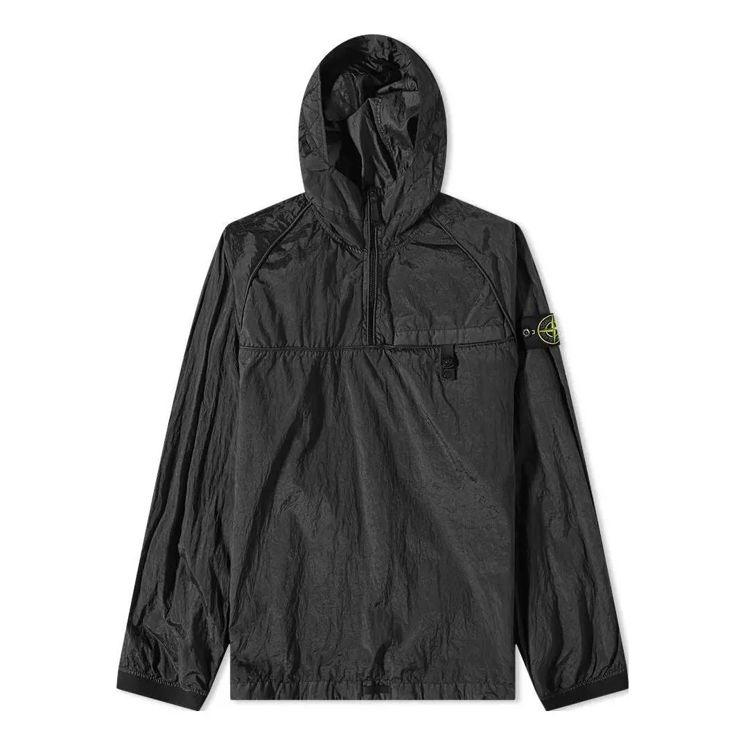 STONE ISLAND Packable Nylon Metal Jacket 'Black' 761541720-V0029 sold by KicksCrew