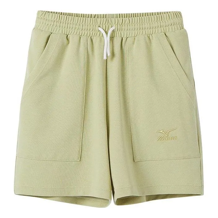 (GS) Mizuno Logo Sportwear Shorts 'Brown' 32CF3456 sold by KicksCrew
