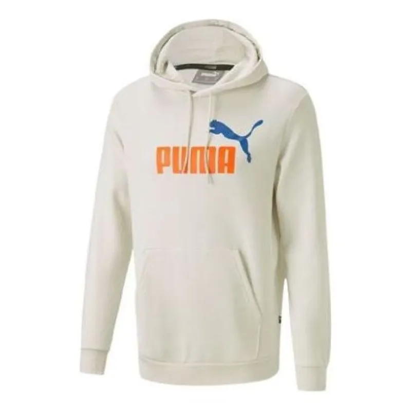 Puma Sportswear Logo Hoodie 'white Orange Blue' 599051-55 sold by KicksCrew