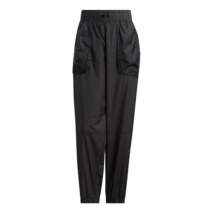 (WMNS) Adidas Woven Pants 'Black' HA3630 sold by KicksCrew