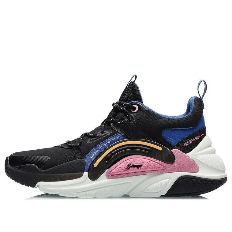 (WMNS) Li-Ning Starfire 'Black White Pink' AGLR018-3 sold by KicksCrew