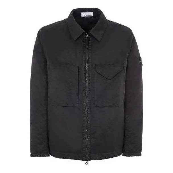 STONE ISLAND Light Outerwear Jacket 'Black' 7715Q0321-V0029 sold by KicksCrew