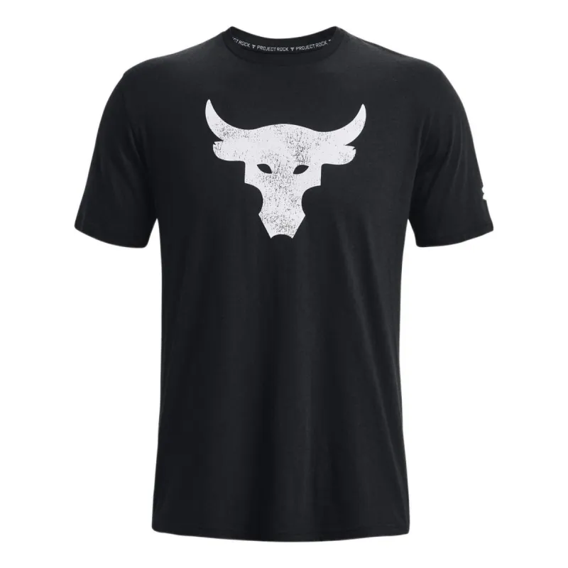 Under Armour Project Rock Brahma Bull Short Sleeve T-shirt 'Black Ivory' 1361733-003 sold by KicksCrew