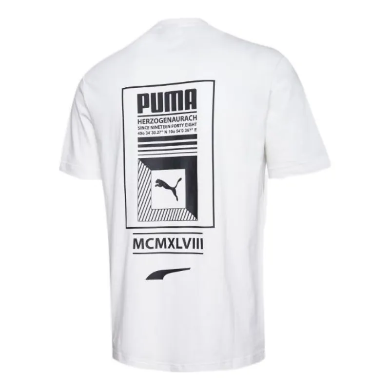 Puma Sport Tee 'White Black' 598488-52 sold by KicksCrew