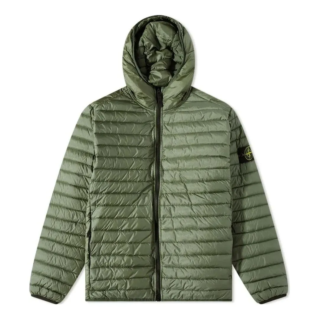 STONE ISLAND Lightweight Hooded Down Jacket 'Green' 771540324-V0058 sold by KicksCrew