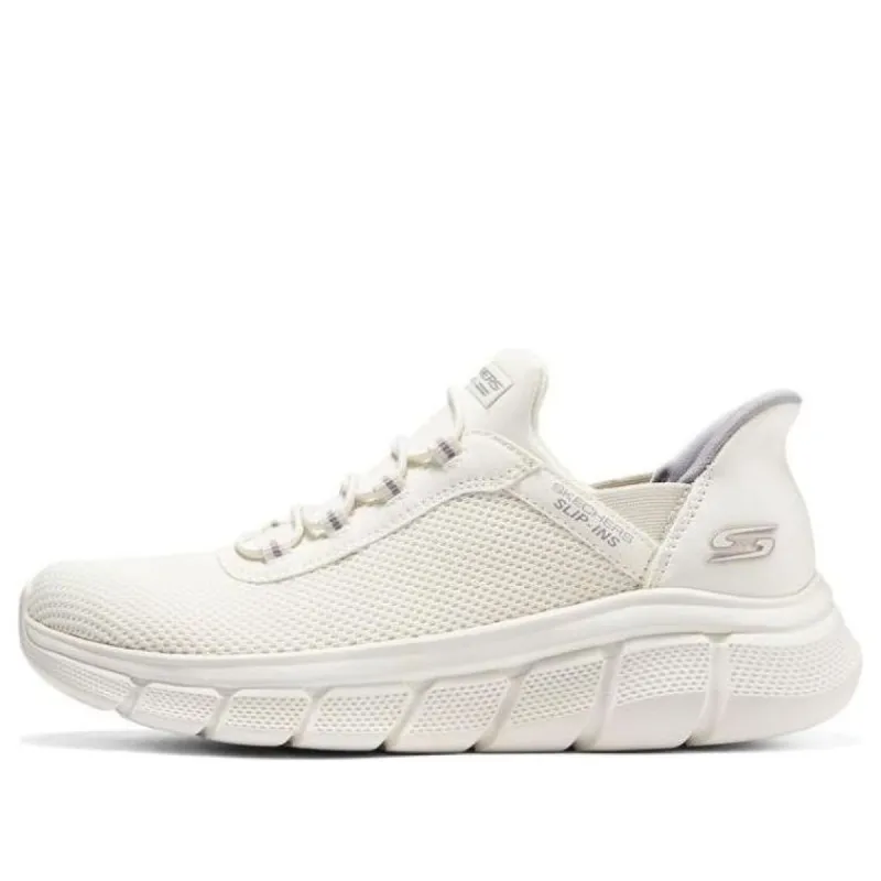 (WMNS) Skechers Knitted Running Shoes 'Beige' 117502-OFWT sold by KicksCrew