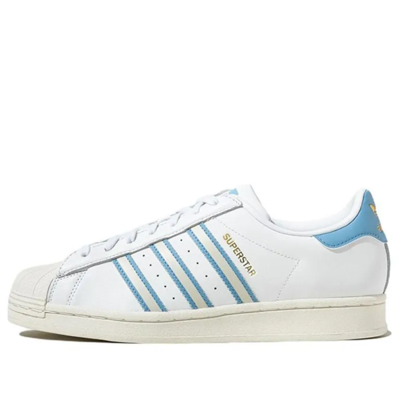 Adidas Originals Superstar Shoes 'Off White Light Blue' GX9876 sold by KicksCrew