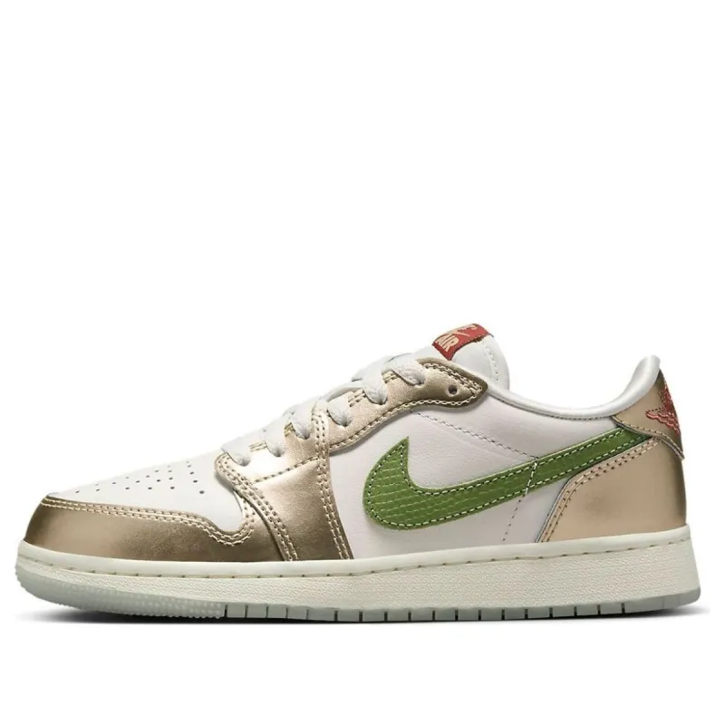 (GS) Air Jordan 1 Retro Low OG 'Chinese New Year - Year of the Dragon' FQ6593-100 sold by KicksCrew