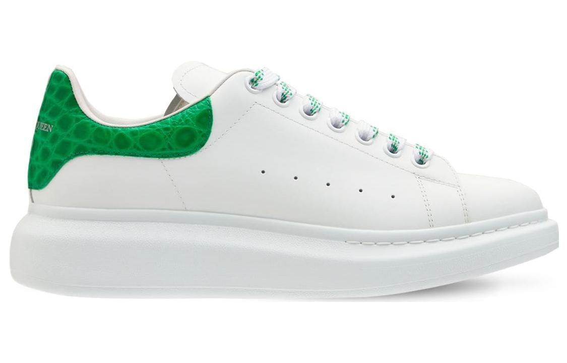 Alexander McQueen Oversized Sneaker 'White Green Crocodile' 625162WHYB89409 sold by KicksCrew product image thumbnail 2