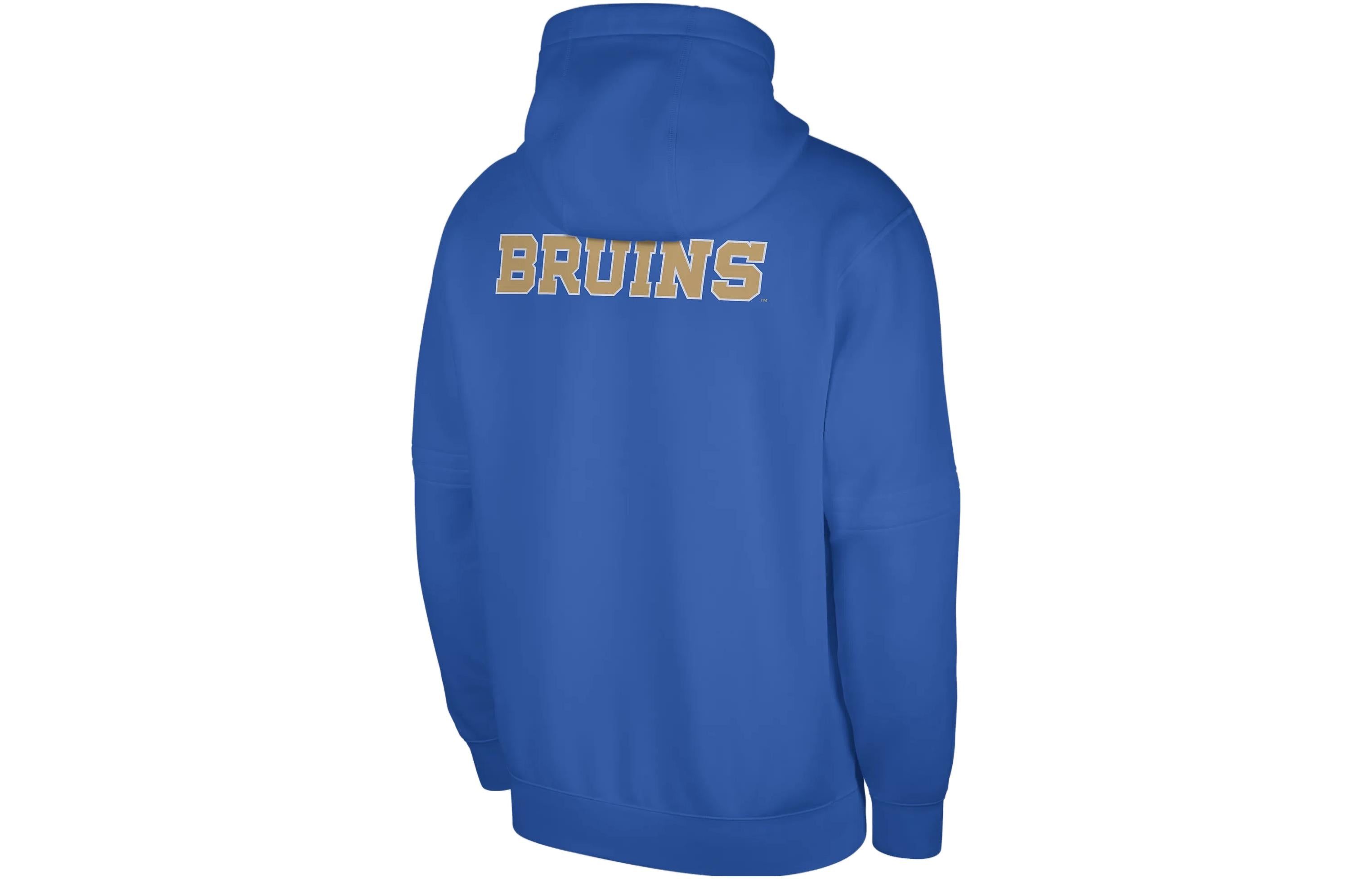 Air Jordan UCLA Club Fleece College Pullover Hoodie 'Blue Gold' DZ8785-403 sold by KicksCrew product image thumbnail 3