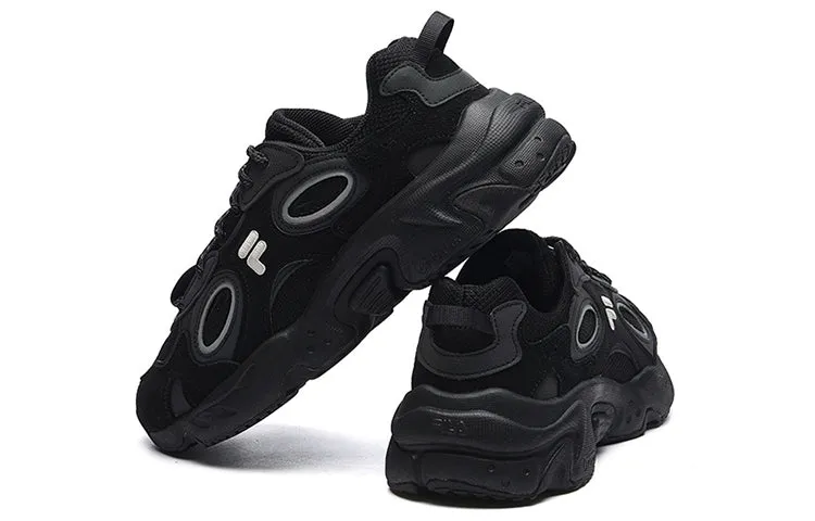 (WMNS) FILA FUSION Raccoon Sneakers 'Black White Grey' T12W217314FBK sold by KicksCrew product image thumbnail 5