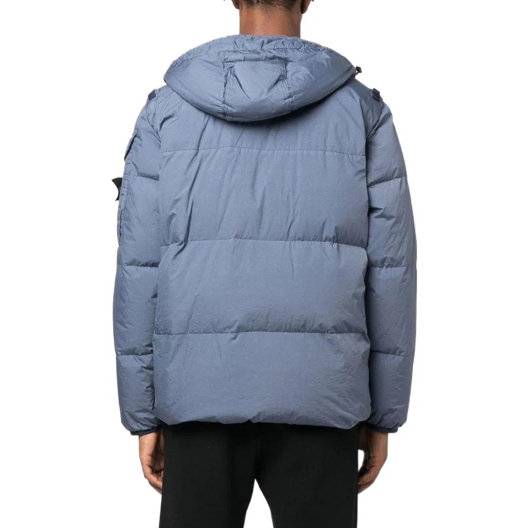 STONE ISLAND Crinkle Reps Down Jacket 'Dark Blue' 771540223-V0024 sold by KicksCrew product image thumbnail 2