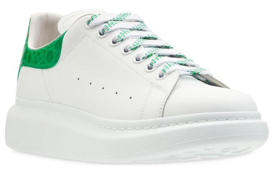 Alexander McQueen Oversized Sneaker 'White Green Crocodile' 625162WHYB89409 sold by KicksCrew product image thumbnail 4