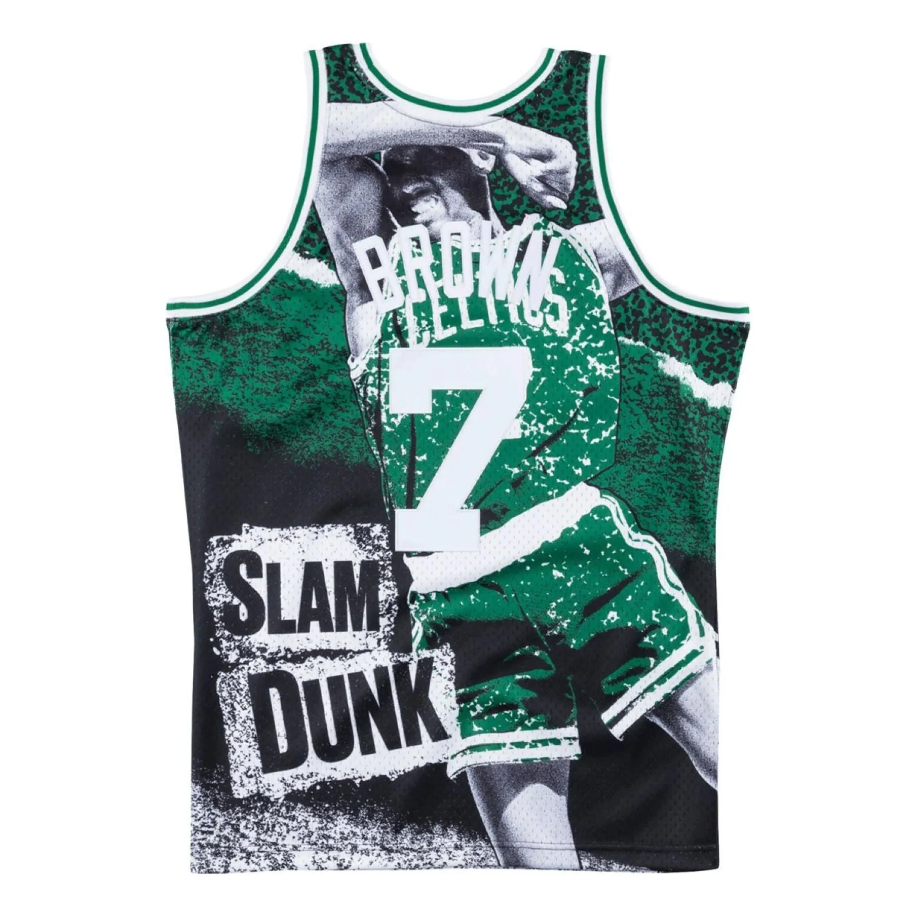 Mitchell & Ness x NBA Boston Celtics Dunk Contest Jersey 'Dee Brown 7' SMJYNG18430-BCEBLCK91DBR sold by KicksCrew product image thumbnail 2