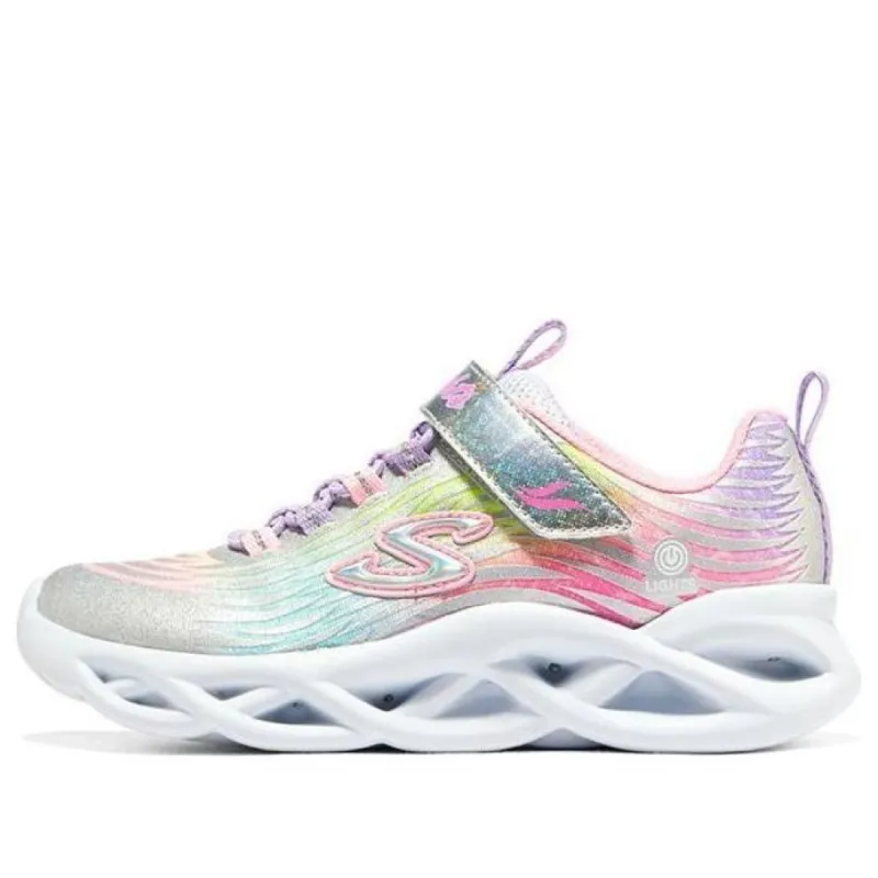 (GS) Skechers Twisty Brights Mystical Bliss 'White Multi' 302321L-SMLT sold by KicksCrew
