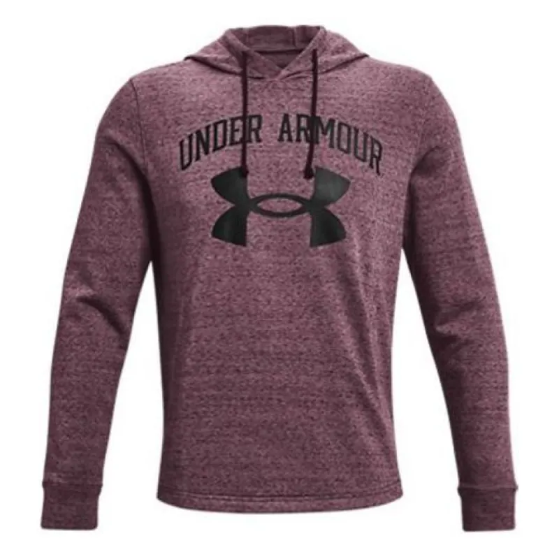 Under Armour Rival Terry Logo Hoodie 'Grape Purple' 1361559-555 sold by KicksCrew