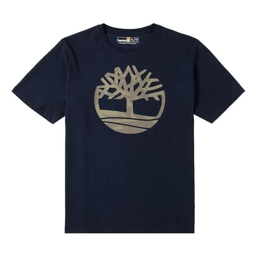 Timberland Tree Logo T-Shirt 'Navy Camou' A2Q5Q-433 sold by KicksCrew