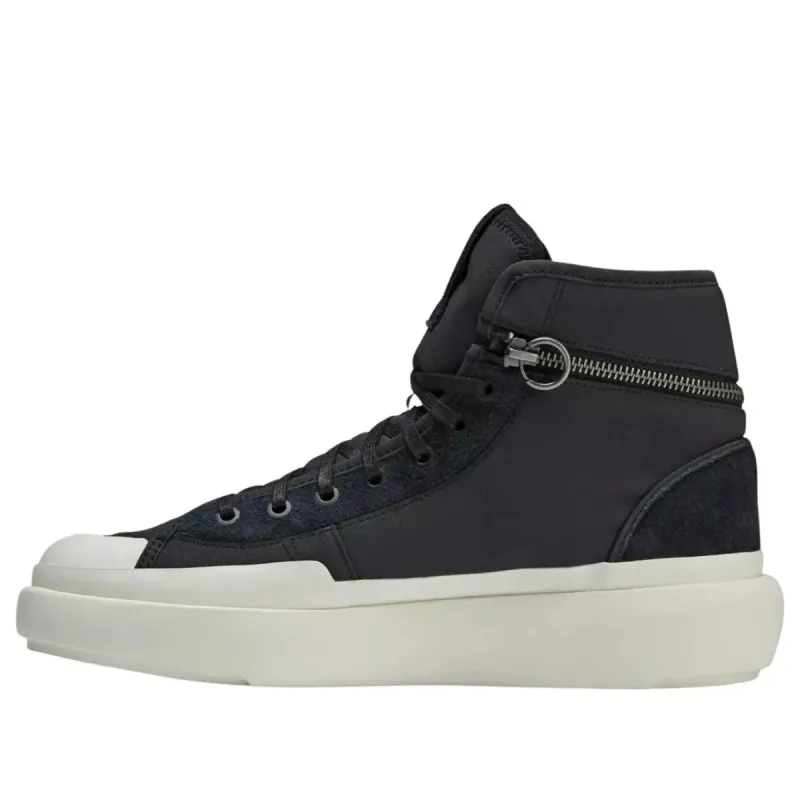 adidas Y-3 Ajatu Court High 'Black Off White' ID4208 sold by KicksCrew