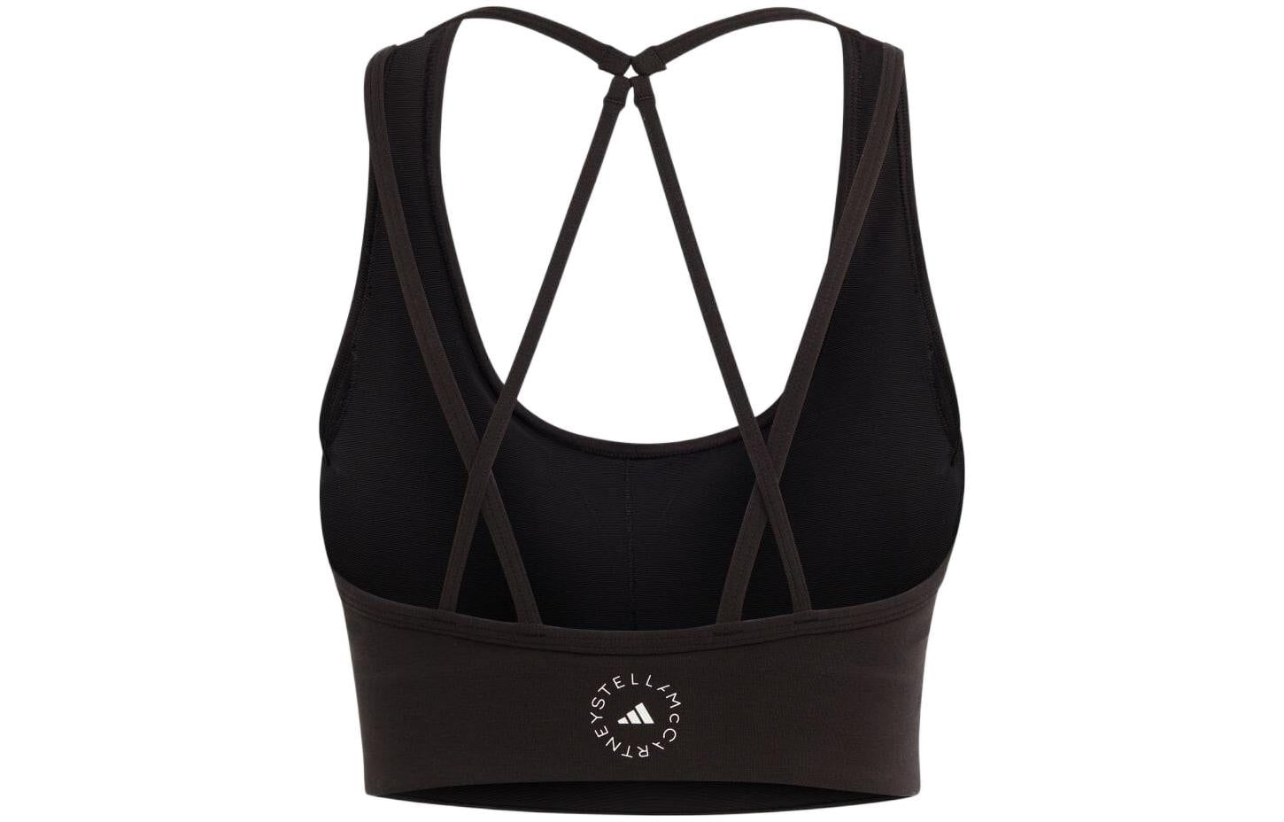 (WMNS) adidas Truestrength Medium Support Bra 'Black' HR2192 sold by KicksCrew product image thumbnail 2