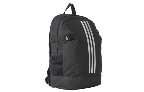 adidas 3-Stripes Power Backpack Medium 'Black White' BR5864 sold by KicksCrew