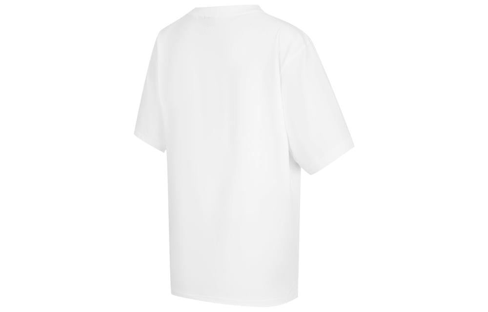 New Balance Sport Logo Tee 'White Purple' 5EC2U843-WT sold by KicksCrew product image thumbnail 2