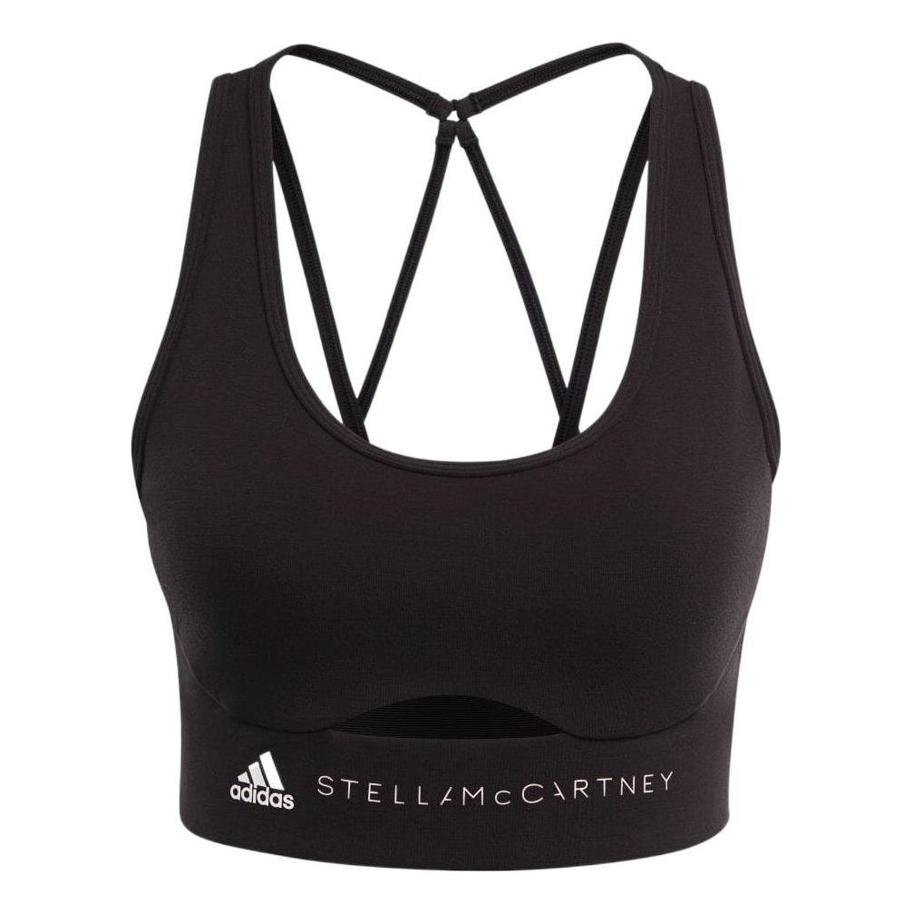 (WMNS) adidas Truestrength Medium Support Bra 'Black' HR2192 sold by KicksCrew