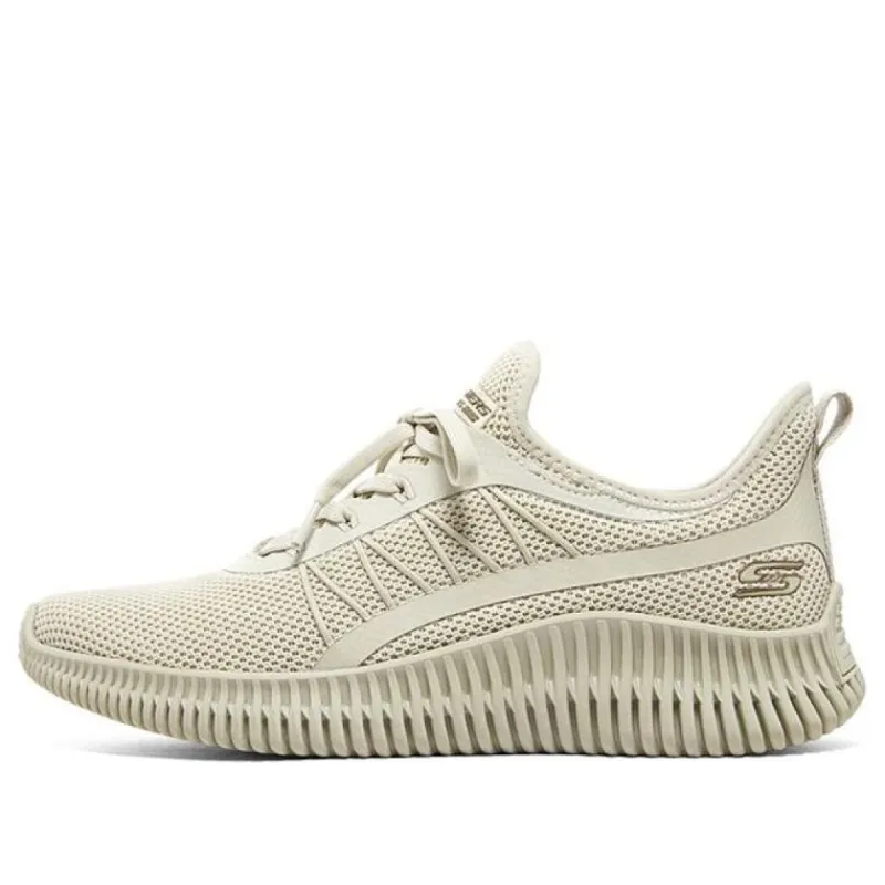 (WMNS) Skechers Bobs Sport Geo - New Aesthetics 'Beige' 117417-TPE sold by KicksCrew