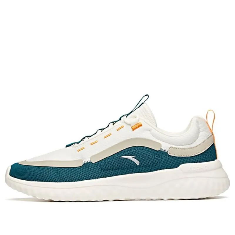ANTA Life Series Sneakers 'White Teal Yellow' 112038861-3 sold by KicksCrew