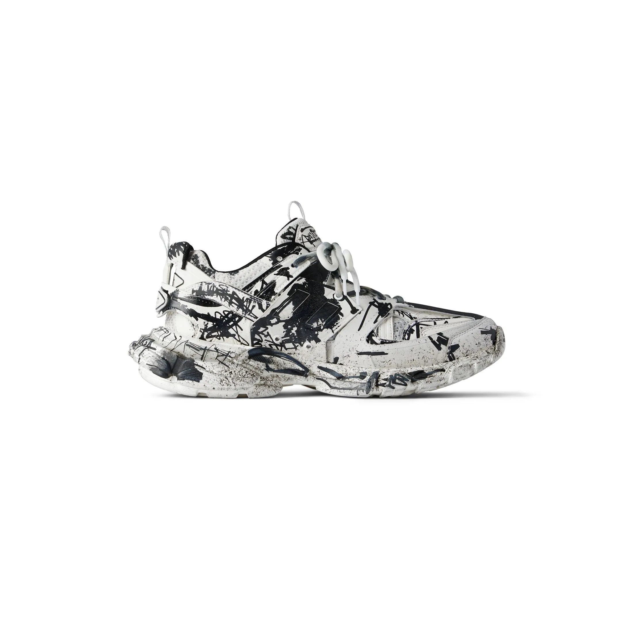Balenciaga Track Graffiti 'White Black' 542023W3RRA9010 sold by KicksCrew product image thumbnail 2