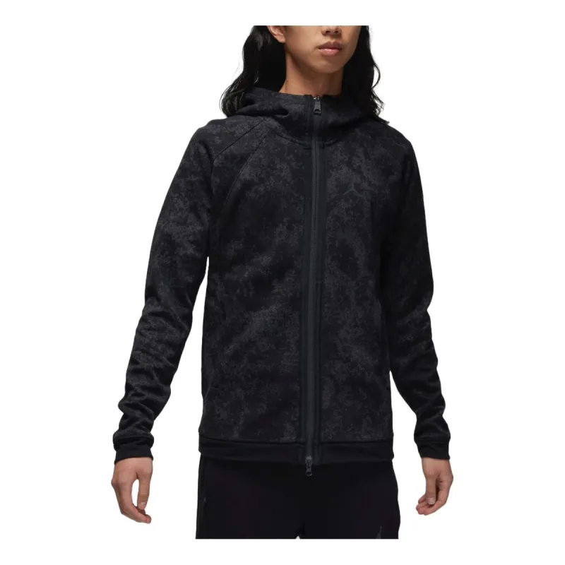 Air Jordan Dri-FIT Sport Full-Zip Hoodie Asia Sizing 'Black Grey' FN5847-010 sold by KicksCrew