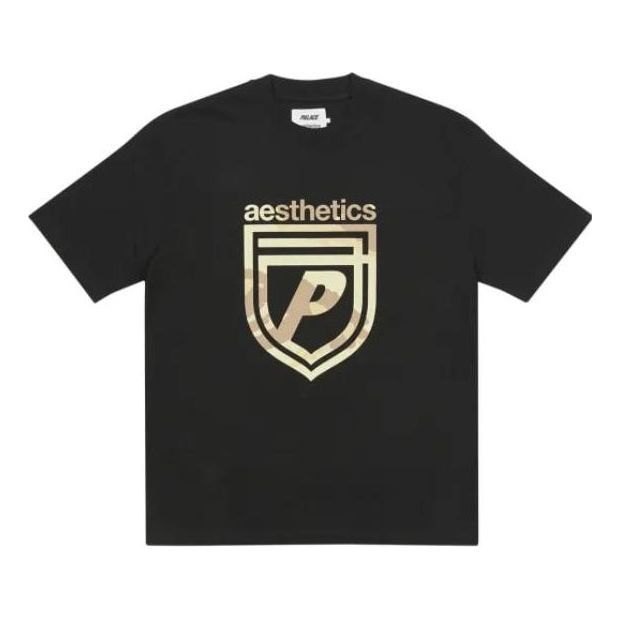 Palace X Aesthetics T-Shirt 'Black' P22AESTS001 sold by KicksCrew