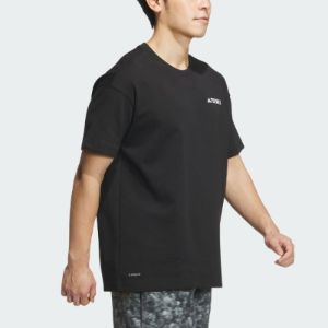 adidas National Geographic AEROREADY Graphic Tee 'Black' IS9515 sold by KicksCrew