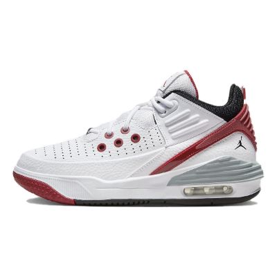 (GS) Air Jordan Max Aura 5 'White Varsity Red' DZ4352-101 sold by KicksCrew