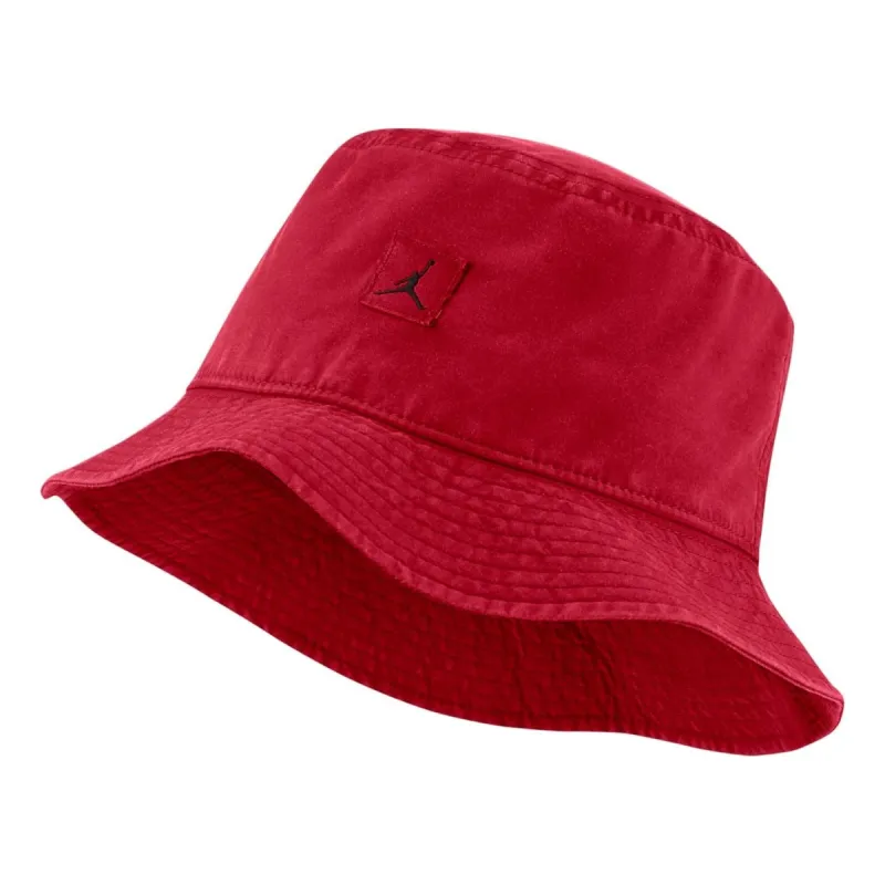 Air Jordan Jumpman Washed Bucket Hat 'Red Black' DC3687-687 sold by KicksCrew