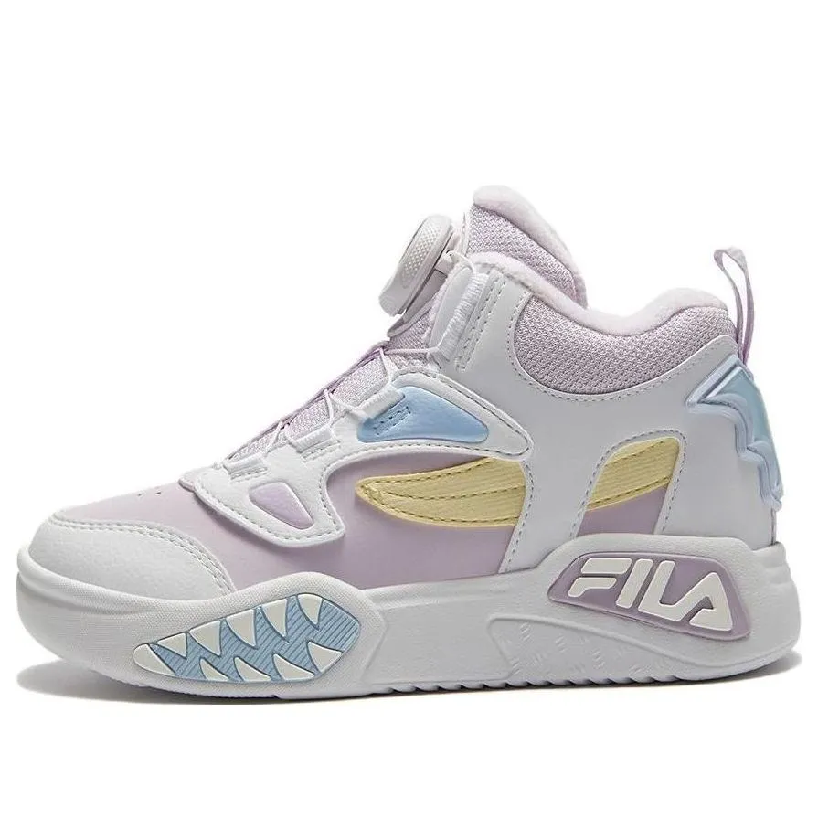 (PS) FILA FUSION Desperado Vintage Basketbal Shoes 'White Lilac' K14G341203FWL sold by KicksCrew