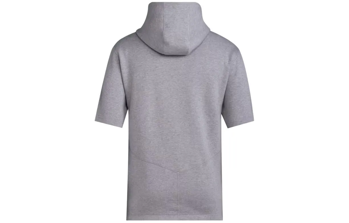 adidas Mississippi State Baseball Short Sleeve Hoodie 'Grey' IM8661 sold by KicksCrew product image thumbnail 2