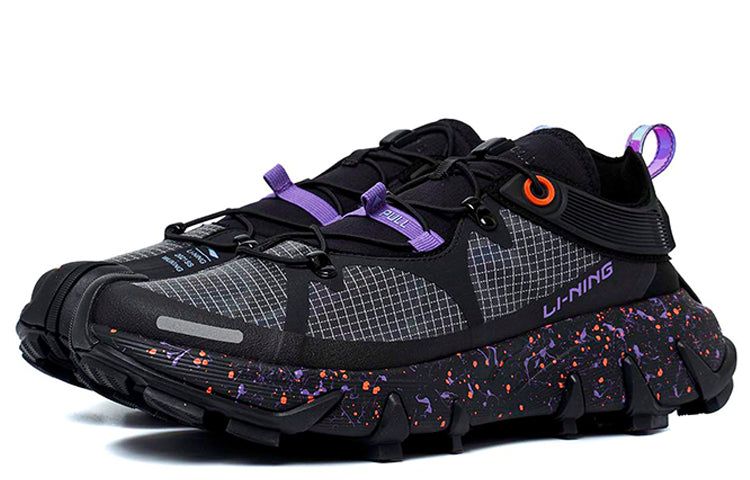 (WMNS) Li-Ning WuXing Paris Fashion Week SS21 'Black Purple' AGBR056-2 sold by KicksCrew product image thumbnail 4